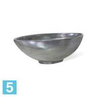 Напольное кашпо Fleur ami Loft Aluminium 69-l, 36-w, 21-h, серебряное в #REGION_NAME_DECLINE_PP#