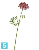 Искусственный цветок для декора Анна Королевская светло-бордовая TREEZ Collection в #REGION_NAME_DECLINE_PP#