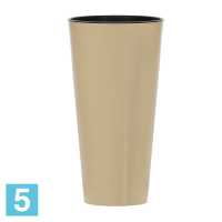 Высокое кашпо Prosperplast TUBUS SLIM SHINE, кофе 40-d, 76-h в #REGION_NAME_DECLINE_PP#